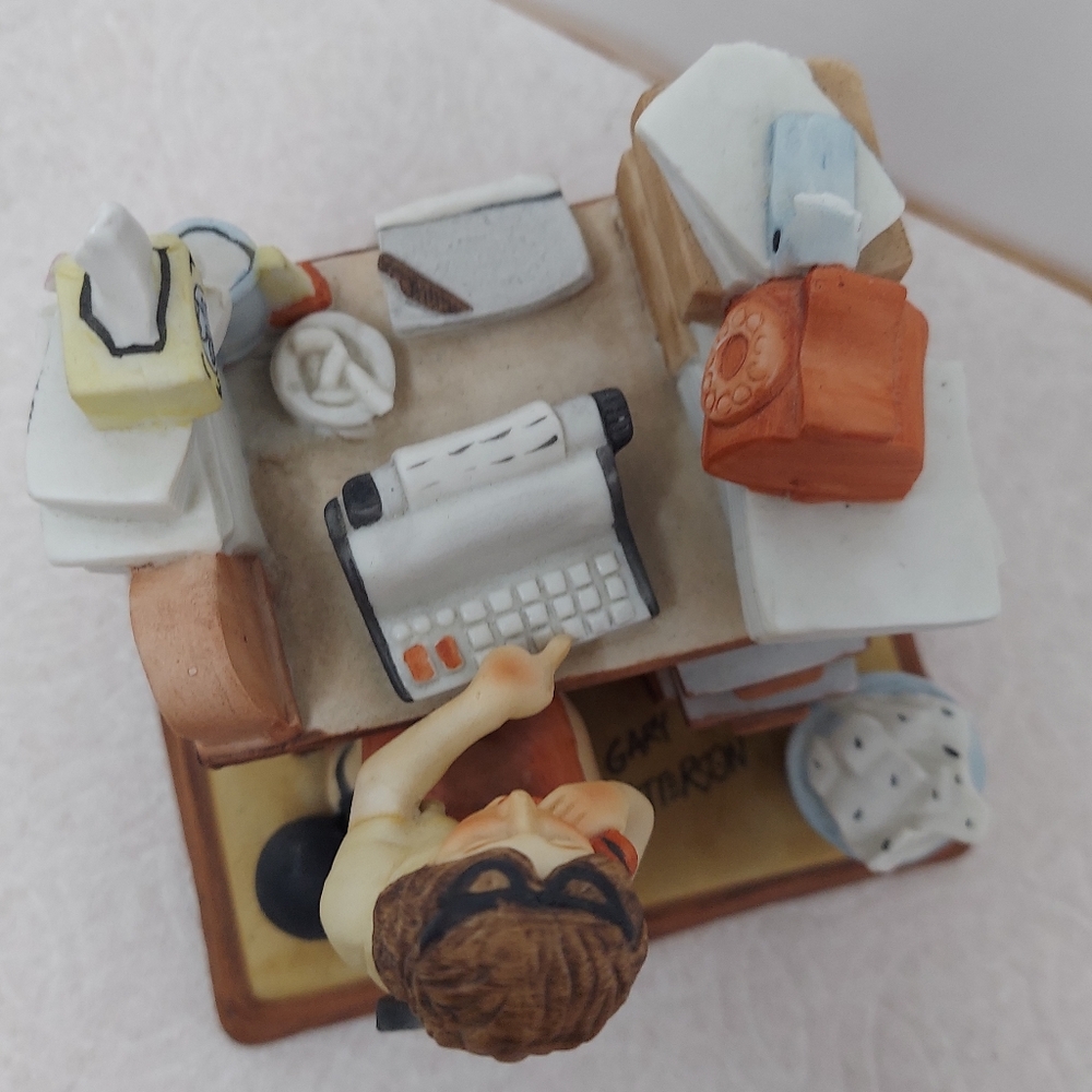 Vintage GaryPatterson professional collection,  secretary porcelain figurine.